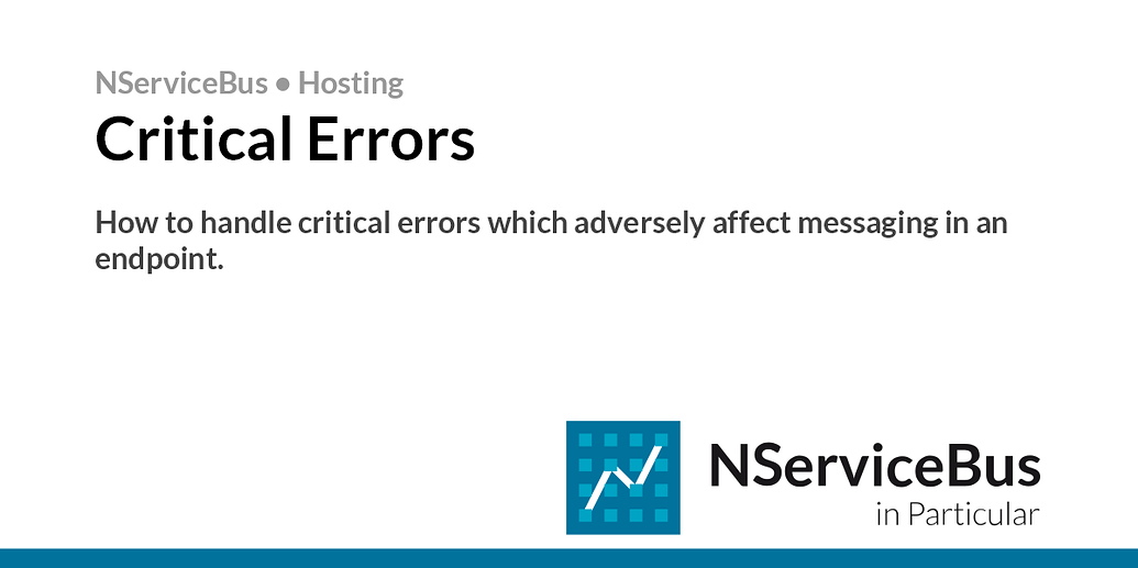 NServiceBus endpoint was not processing message but Kubernet pod is ...